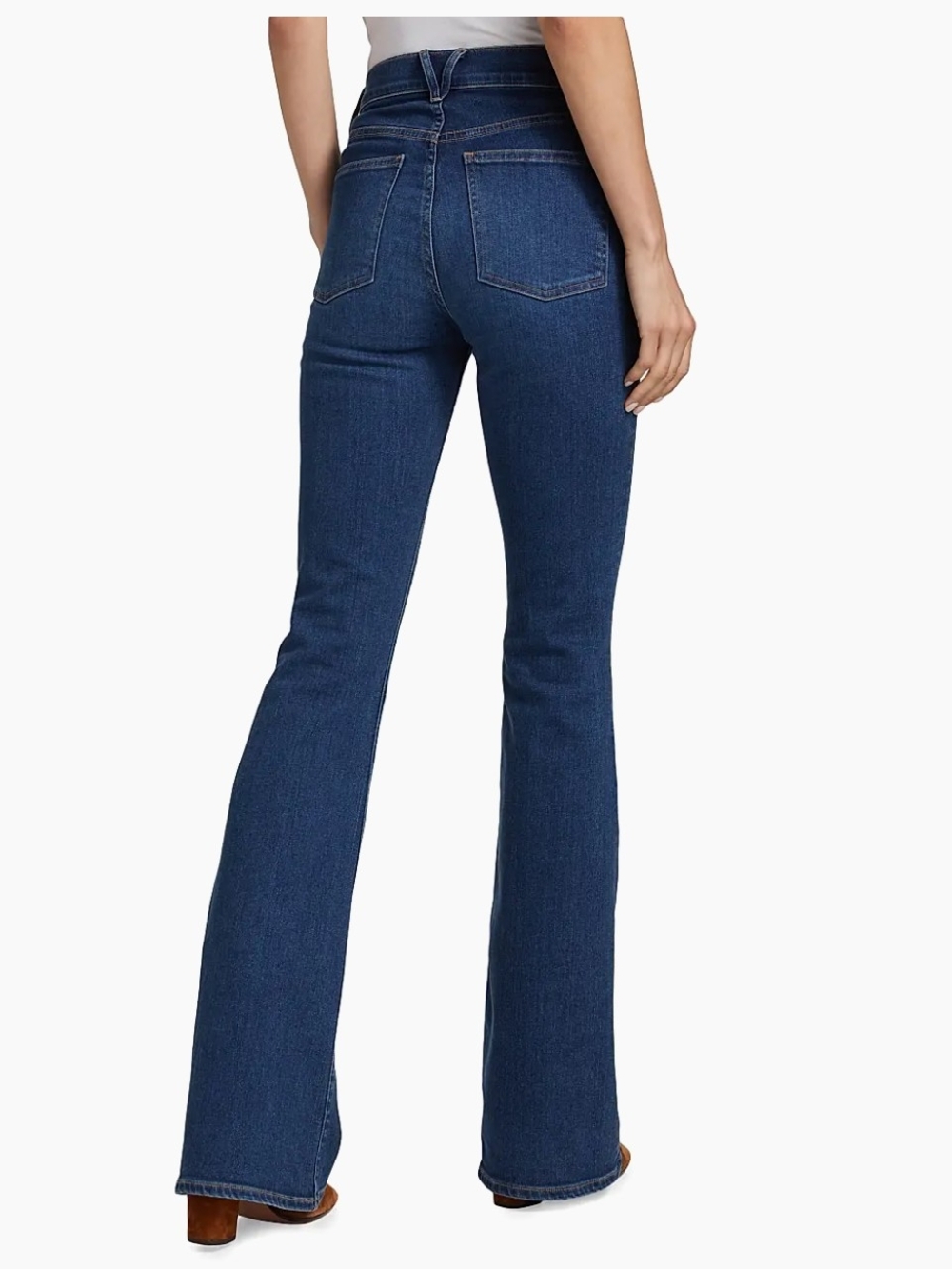 NWT Veronica Beard Beverly High-Rise Skinny Dark Blue Flare Jeans 25 - Women